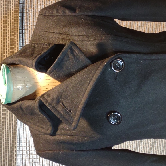 PS AKanne Klein Double Breasted Pea Coat - Picture 2 of 10